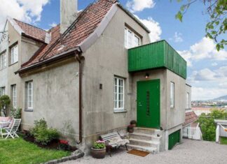 Det gråa huset ser inte mycket ut för världen. Vänta bara tills du ser insidan! Men det här huset ska ses från insidan!